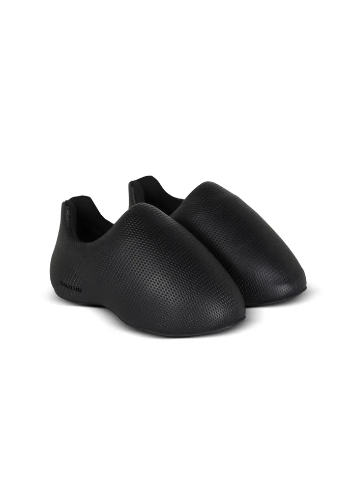 BCloud Sneakers In Embossed Leather Black Men Balmain Sneakers