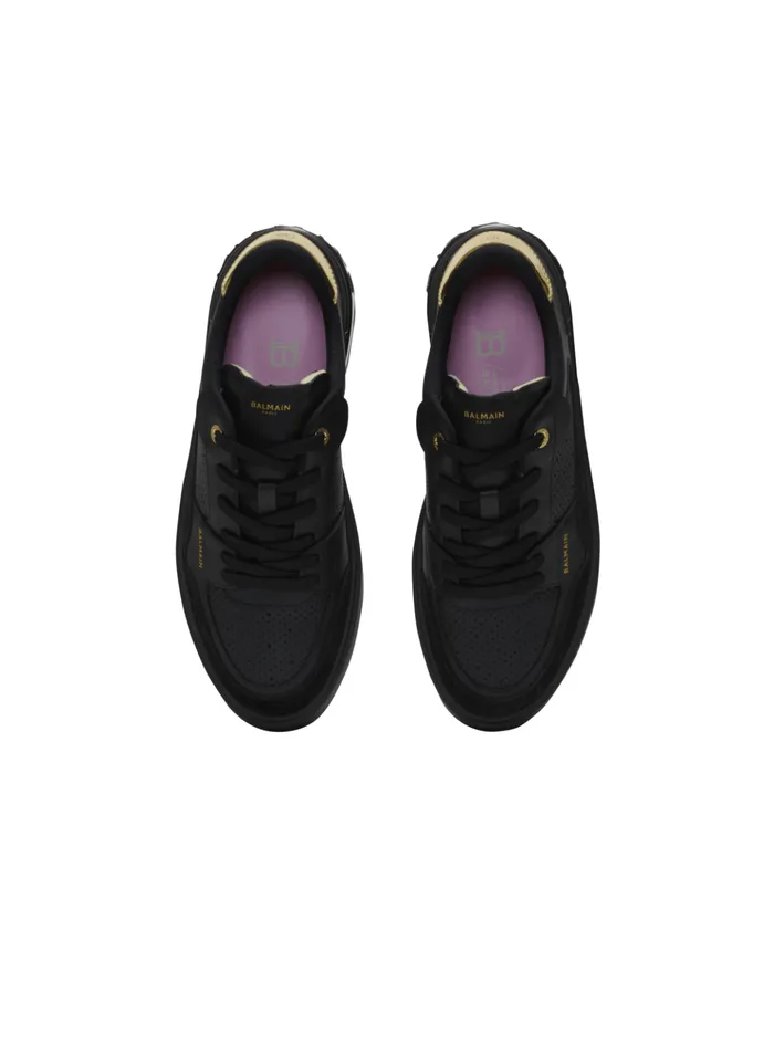 BCourt Flip Trainers In Calfskin Black Women Balmain Sneakers