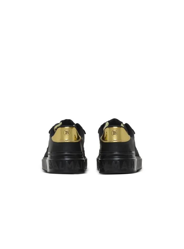 BCourt Flip Trainers In Calfskin Black Women Balmain Sneakers