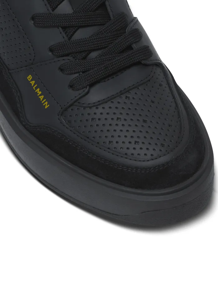 BCourt Flip Trainers In Calfskin Black Women Balmain Sneakers