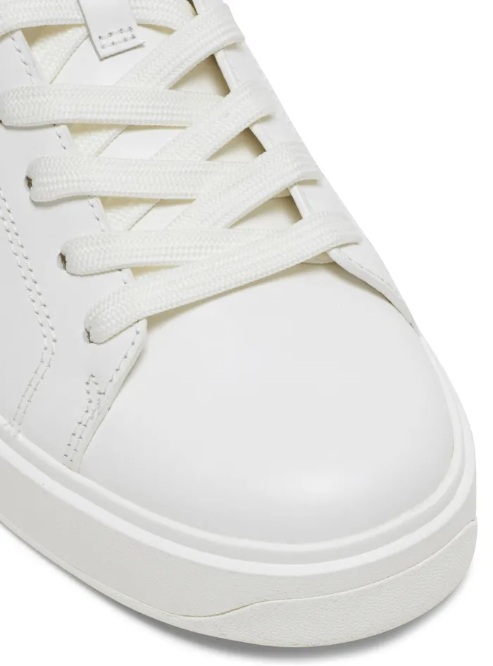 BCourt Trainers In Calfskin White Women Balmain Sneakers