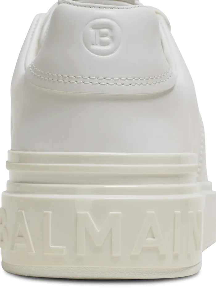 BCourt Trainers In Calfskin White Women Balmain Sneakers