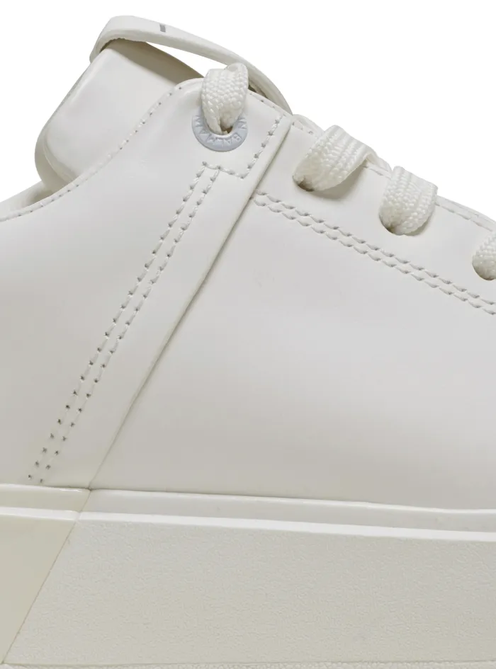 BCourt Trainers In Calfskin White Women Balmain Sneakers