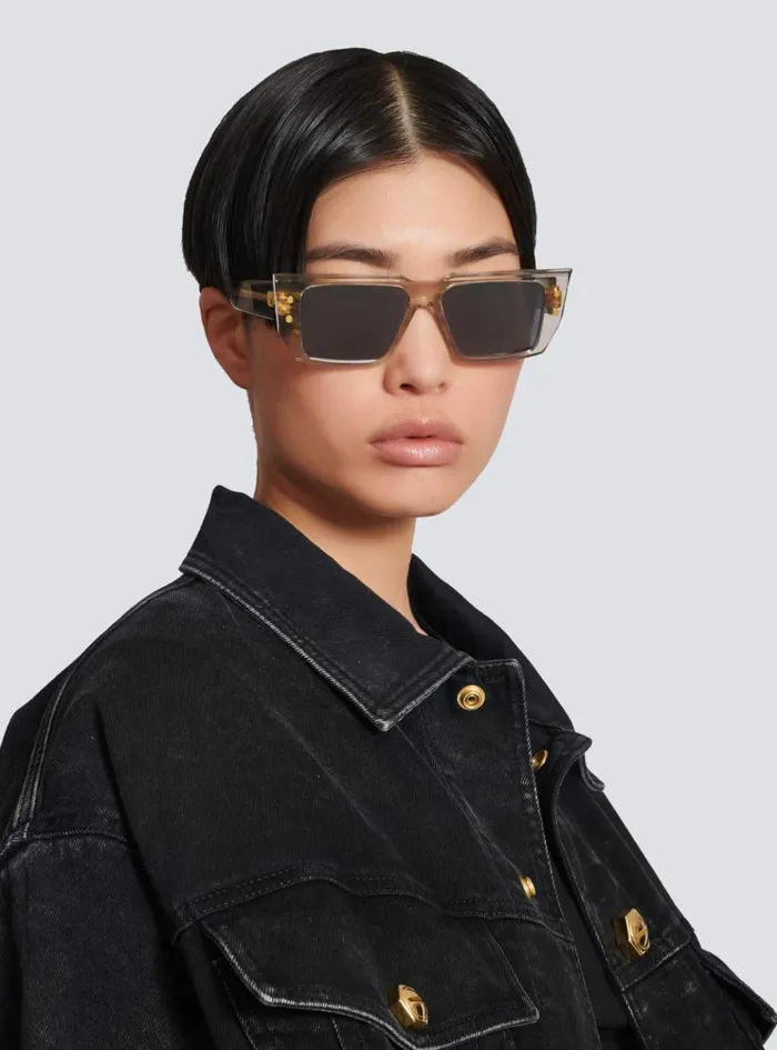 BVI Sunglasses Grey WomenMen Balmain Eyewear
