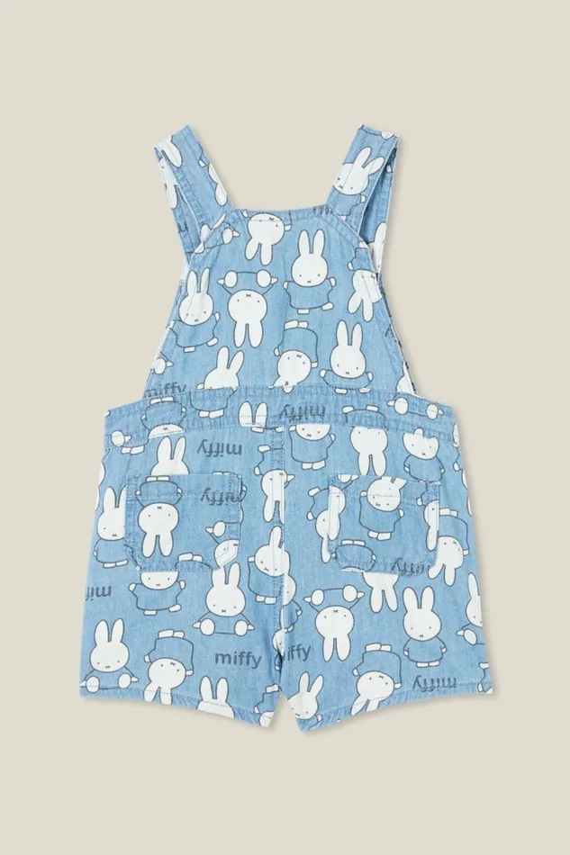 Baby Bottoms Cotton On Eddy ShortallLcn Lcn Miff Mid Bluemiffy Chambray
