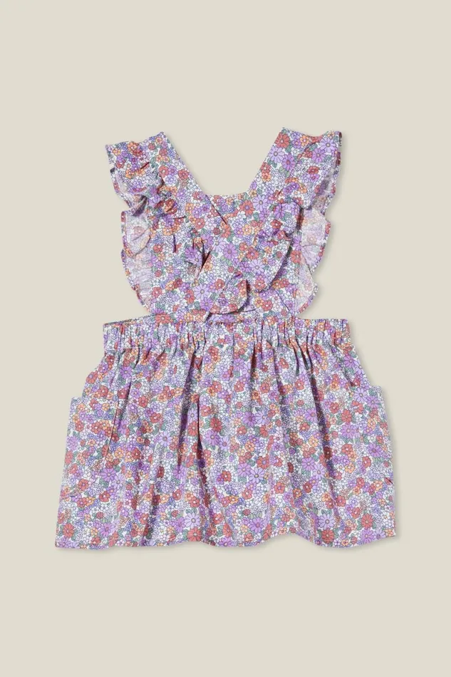 Baby Dresses and Skirts Cotton On Paige Ruffle Pinafore Dress Vanillaclay Pigeon Claire Floral