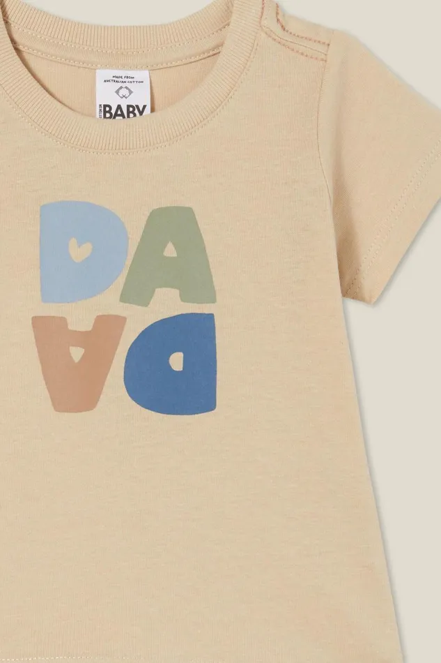 Baby Tops Jackets and Sweaters Cotton On Jamie Short Sleeve Tee Rainy Daydada