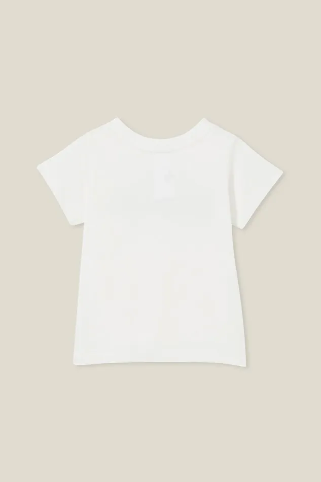 Baby Tops Jackets and Sweaters Cotton On Jamie Short Sleeve Tee Vanillahangry Ultra Bold
