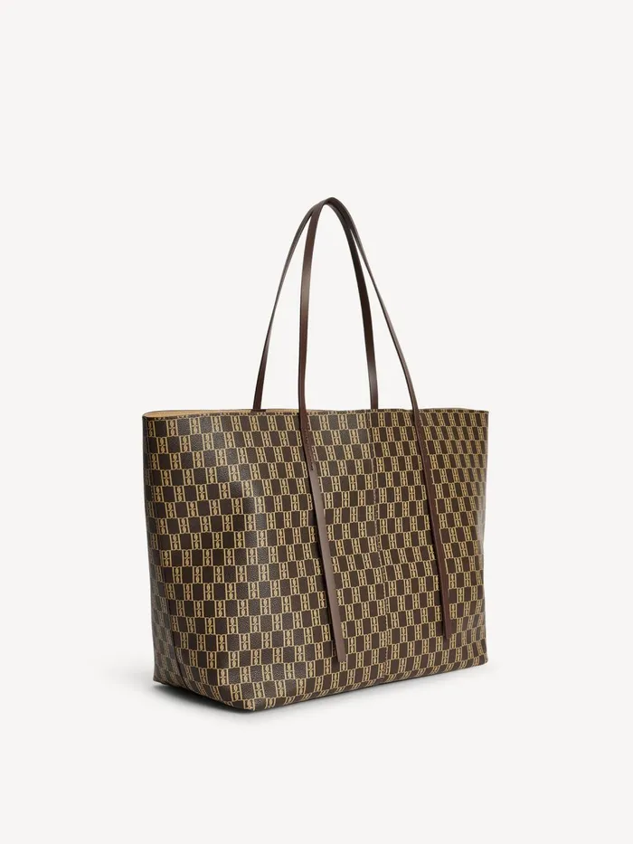 Bags Women By Malene Birger Abi Monogram Tote Bag Shale
