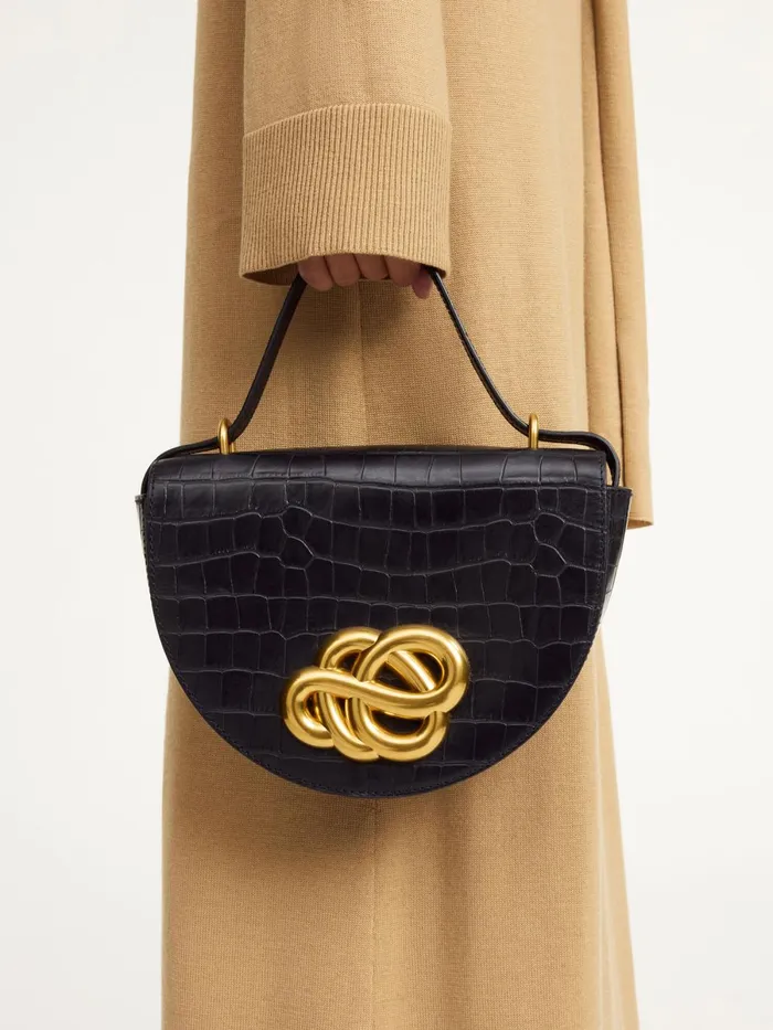 Bags Women By Malene Birger Cebella Leather Shoulder Bag Black Bags Women By Malene Birger Cebella Leather Shoulder Bag Black