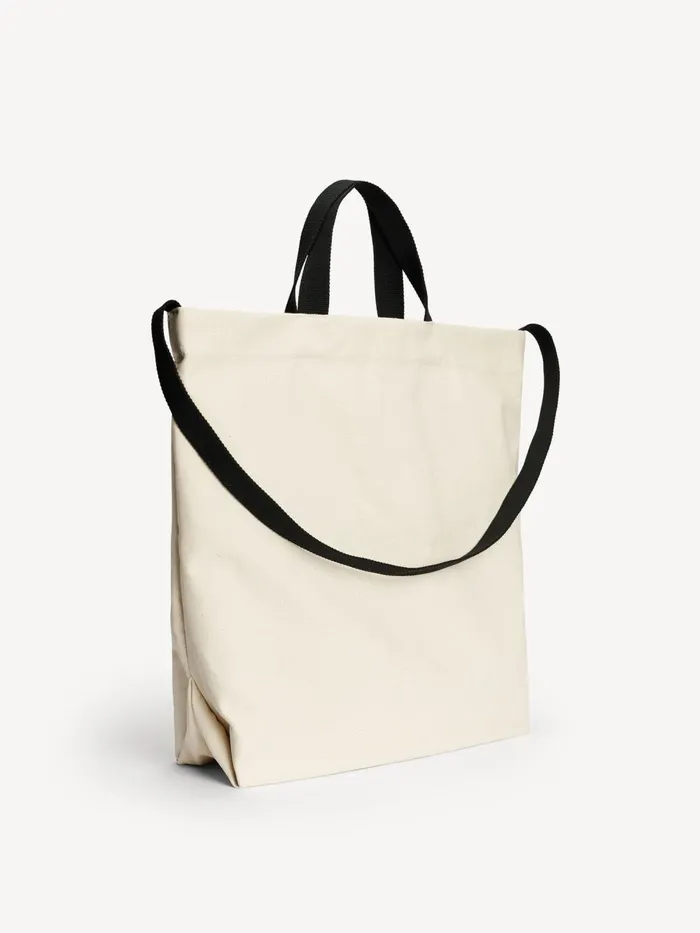 Bags Women By Malene Birger Shayan Organic Cotton Tote Bag Soft White