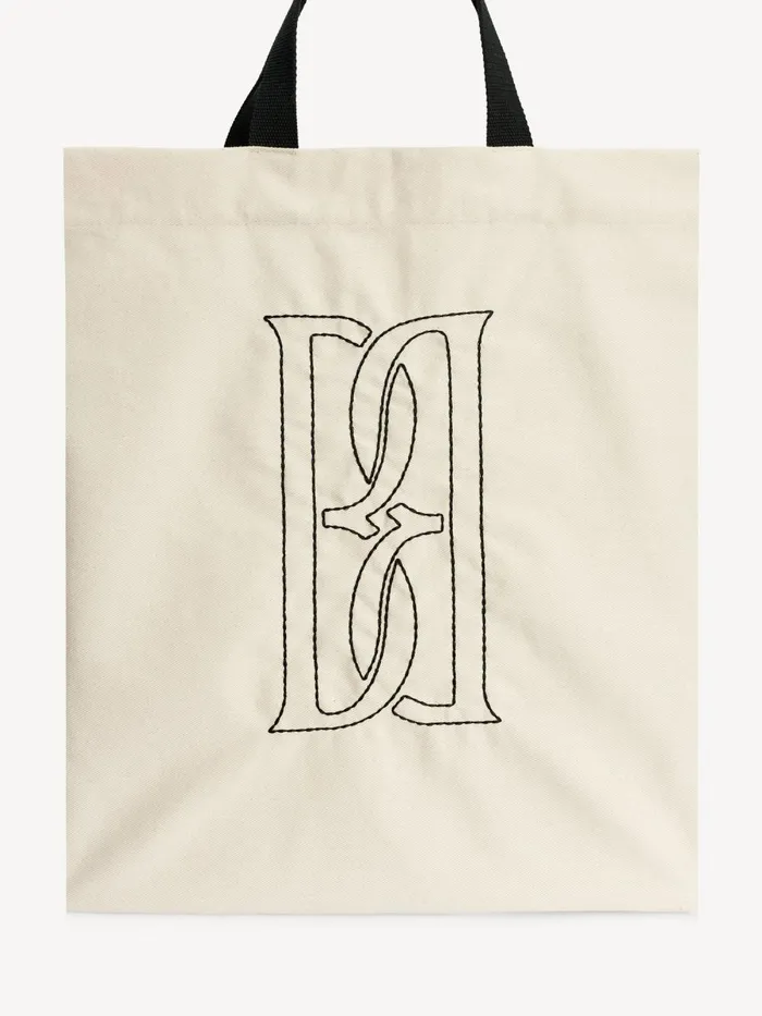 Bags Women By Malene Birger Shayan Organic Cotton Tote Bag Soft White