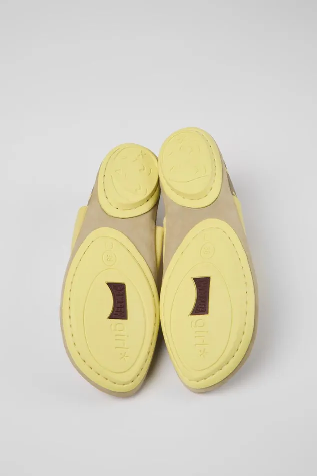 Ballerinas Women Camper Right Multicolored Textile And Nubuck Sneakers Ballerinas Women Camper Right Multicolored Textile And Nubuck Sneakers