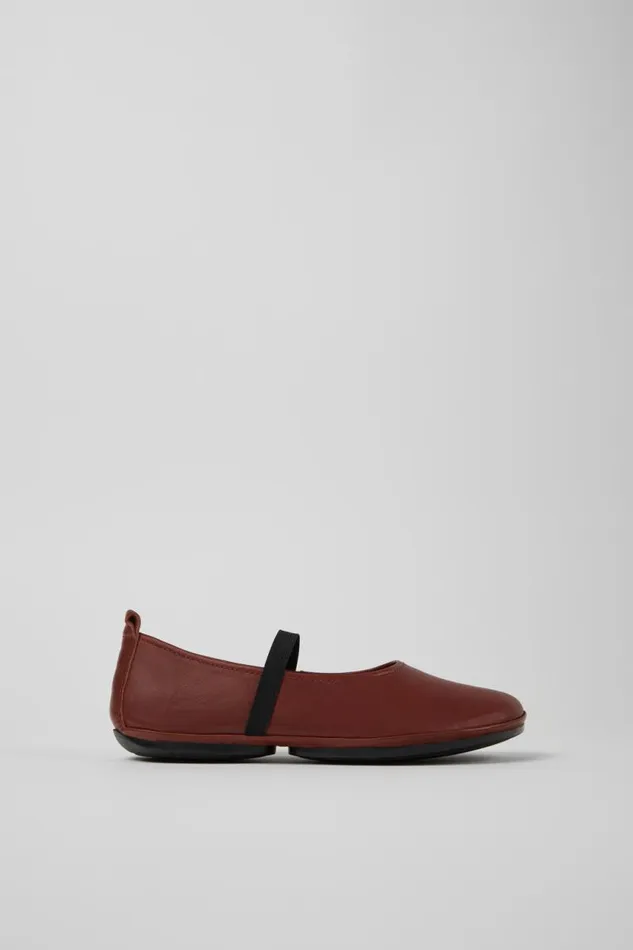 Ballerinas Women Camper Right Red Leather Shoes Ballerinas Women Camper Right Red Leather Shoes