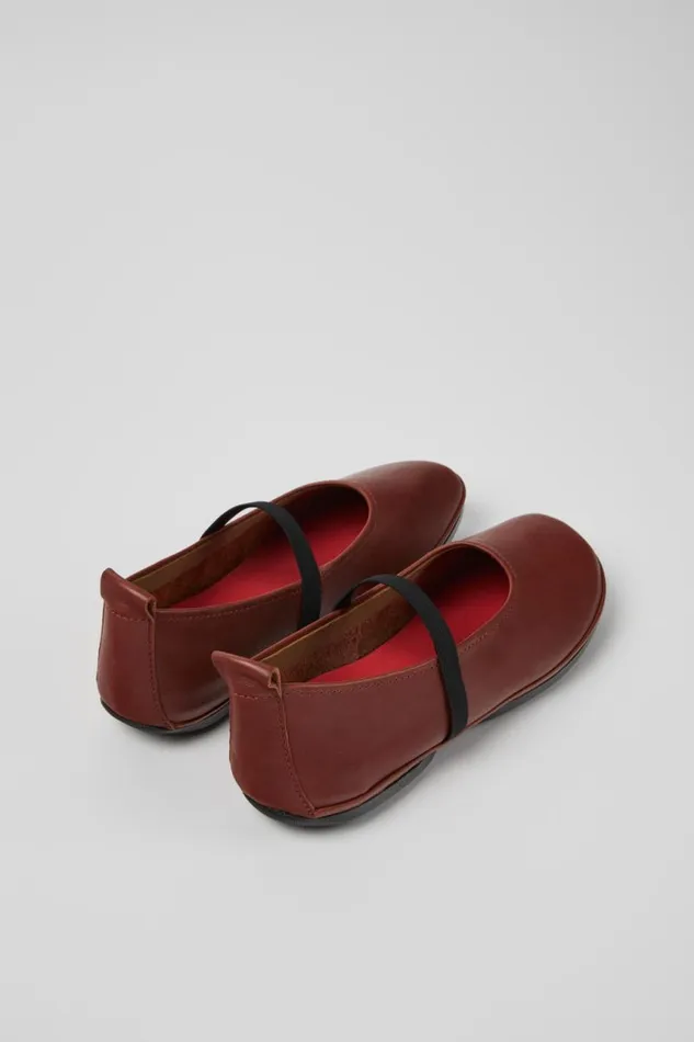 Ballerinas Women Camper Right Red Leather Shoes Ballerinas Women Camper Right Red Leather Shoes