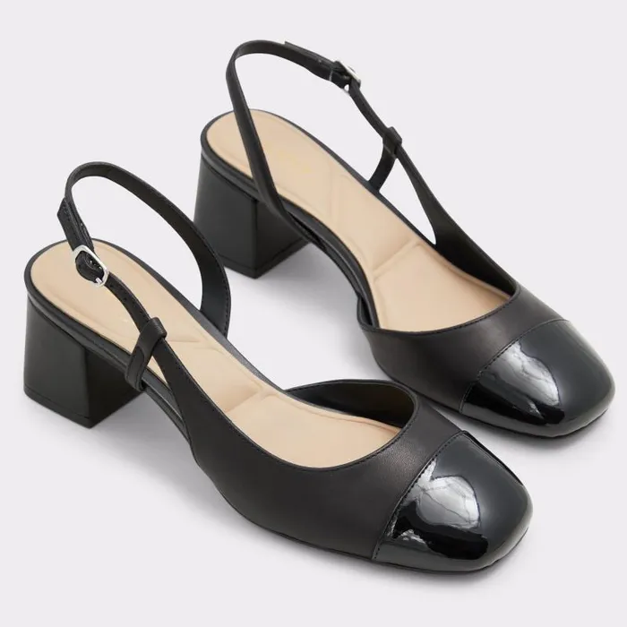 Ballet Flats Women ALDO Bialle Sling Back High Heel 8211 Block Heel