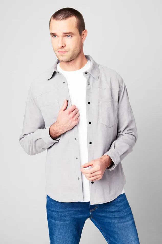 BLANK NYC Jackets Back To Earth Shacket 8211 Men