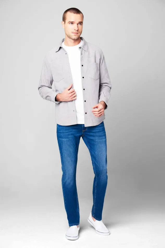 BLANK NYC Jackets Back To Earth Shacket 8211 Men