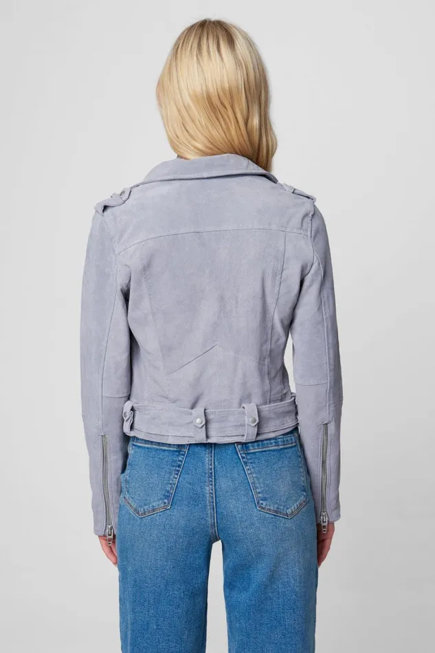 BLANK NYC Jackets Cloud Grey Moto Jacket 8211 Women