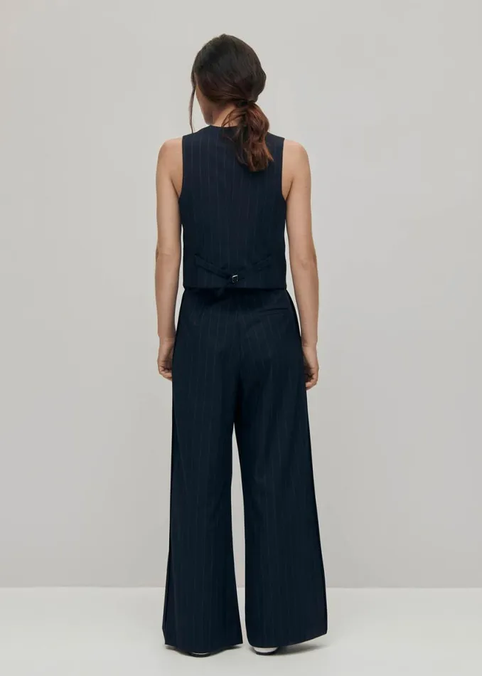Blazers Vests Women ALOHAS Poppy Navy Vest