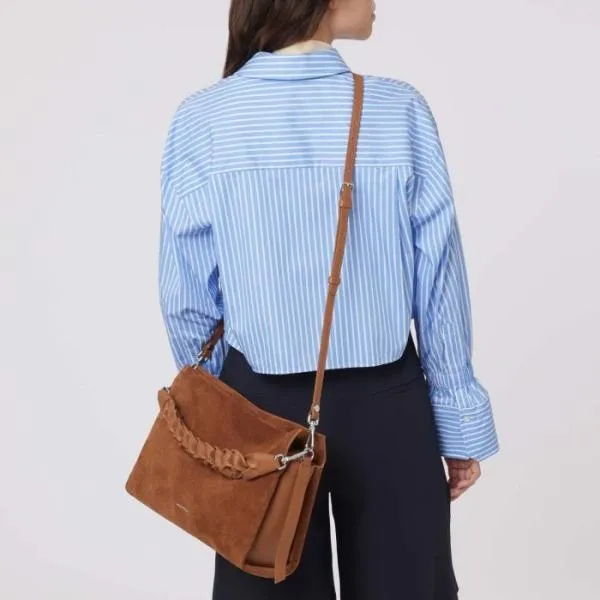 Boheme Suede Bimaterial Medium Cuir Women Coccinelle Shoulder Bags Boheme Suede Bimaterial Medium Cuir Women Coccinelle Shoulder Bags