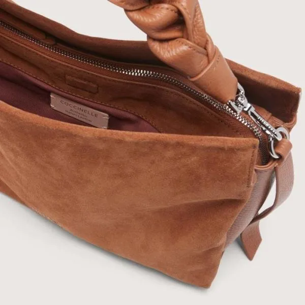 Boheme Suede Bimaterial Medium Cuir Women Coccinelle Shoulder Bags Boheme Suede Bimaterial Medium Cuir Women Coccinelle Shoulder Bags