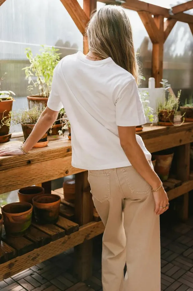 Bonjour TShirt White Women Bohme Tees and Tanks
