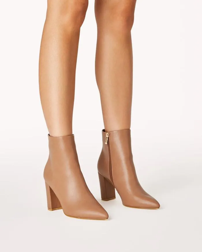 Boots Billini Ankle Boots STAZIE TOFFEE TEXTURE