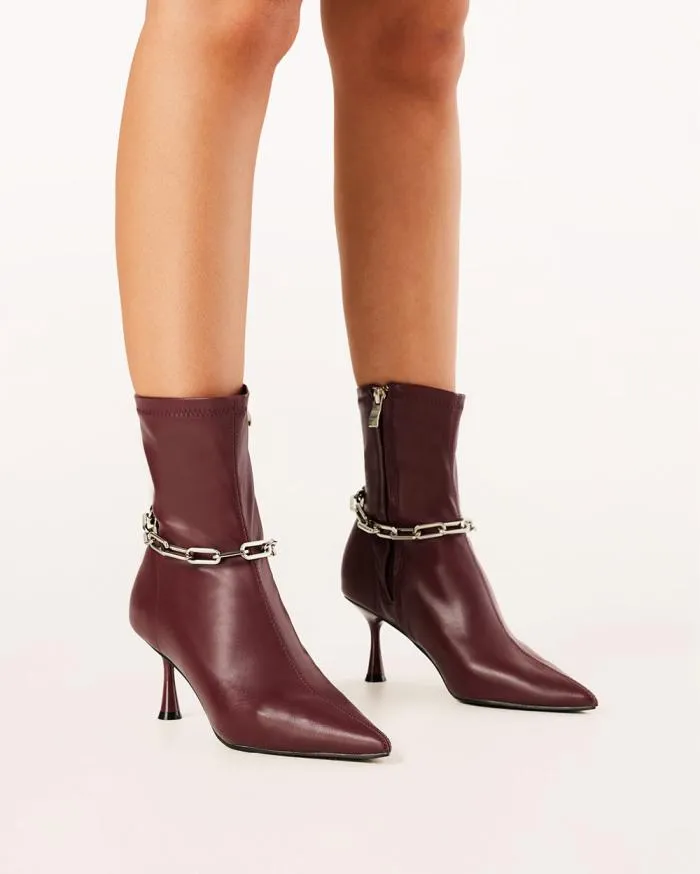 Boots Billini Ankle Boots VERNA CHERRY RED