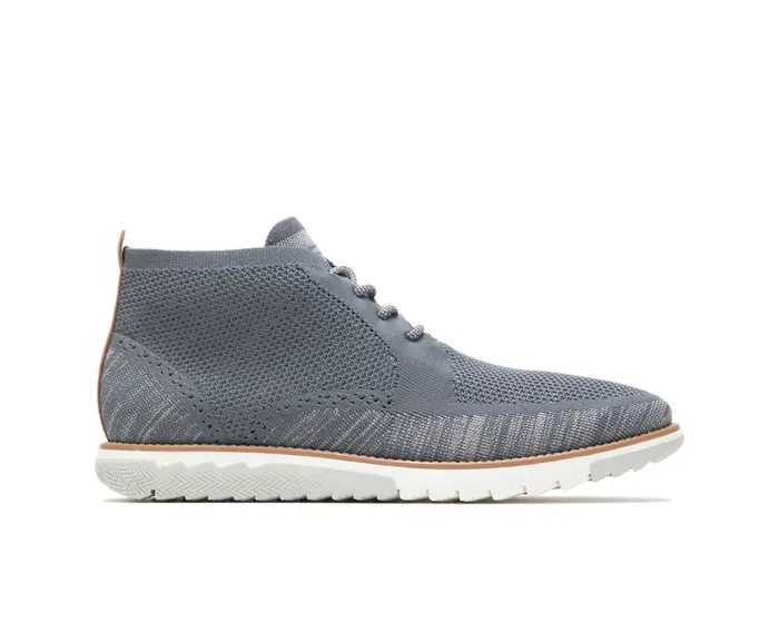 Boots Hush Puppies Men Expert Chukka Knit Dark Grey Multi Knit