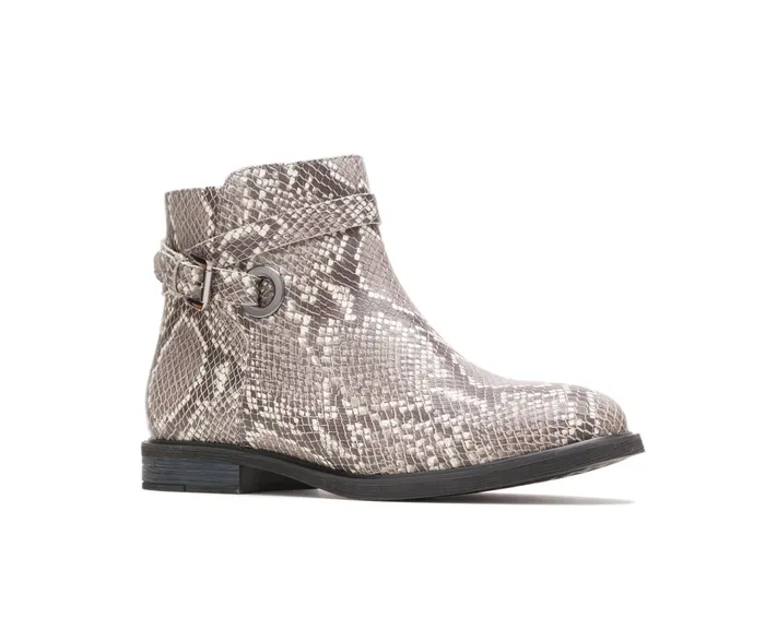 Boots Hush Puppies Women Bailey Strap Boot Natural Snake Leather