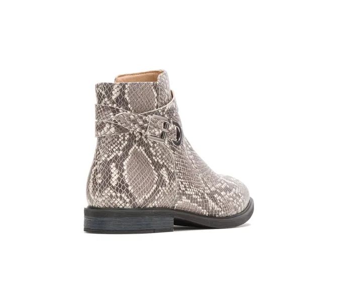 Boots Hush Puppies Women Bailey Strap Boot Natural Snake Leather