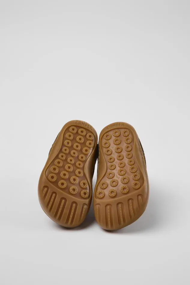 Boots Kids Camper Twins Brown Nubuck Boots