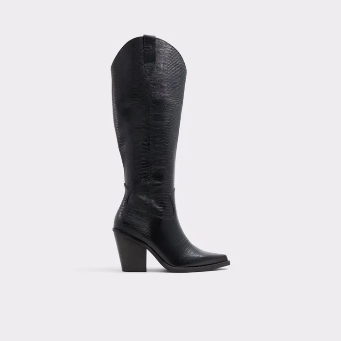 Boots Women ALDO NevadaWc Western KneeHigh Boot 8211 Black