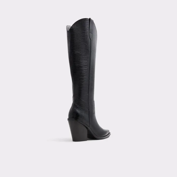 Boots Women ALDO NevadaWc Western KneeHigh Boot 8211 Black