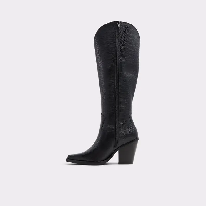 Boots Women ALDO NevadaWc Western KneeHigh Boot 8211 Black