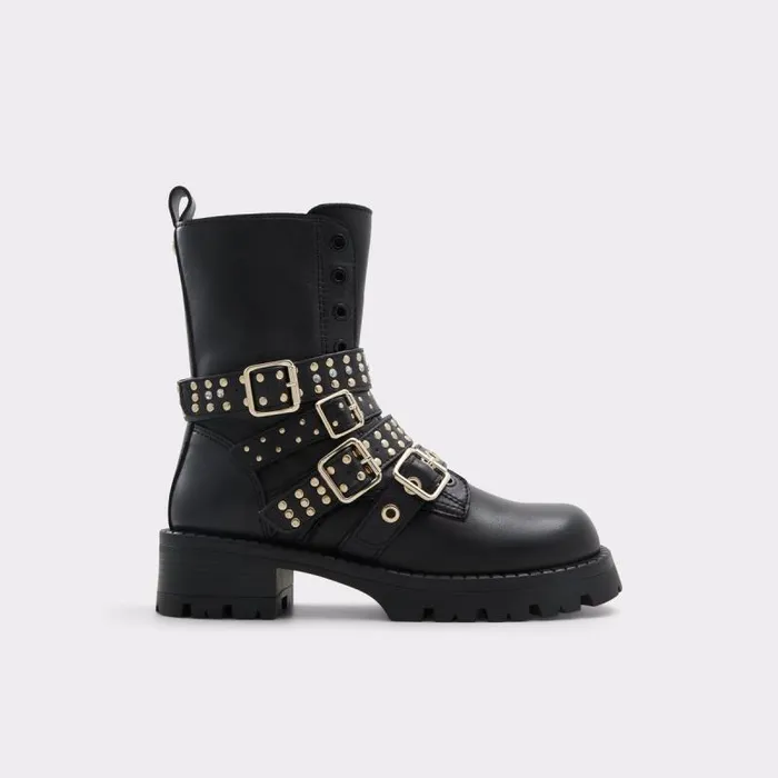 Boots Women ALDO Vortexia Combat Ankle Boot 8211 Black