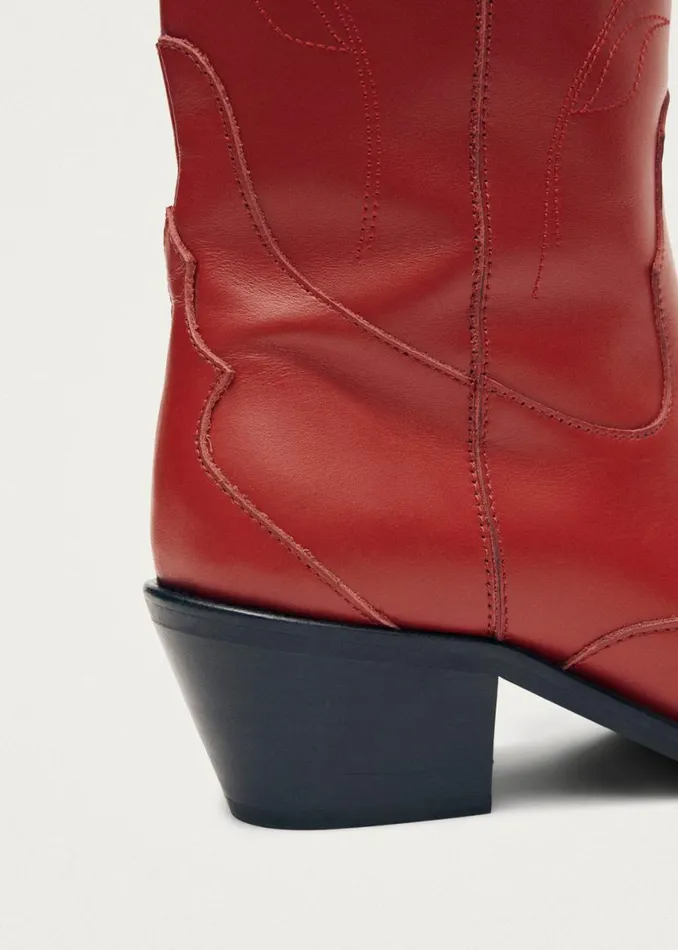 Boots Women ALOHAS Liberty Red Leather Boots