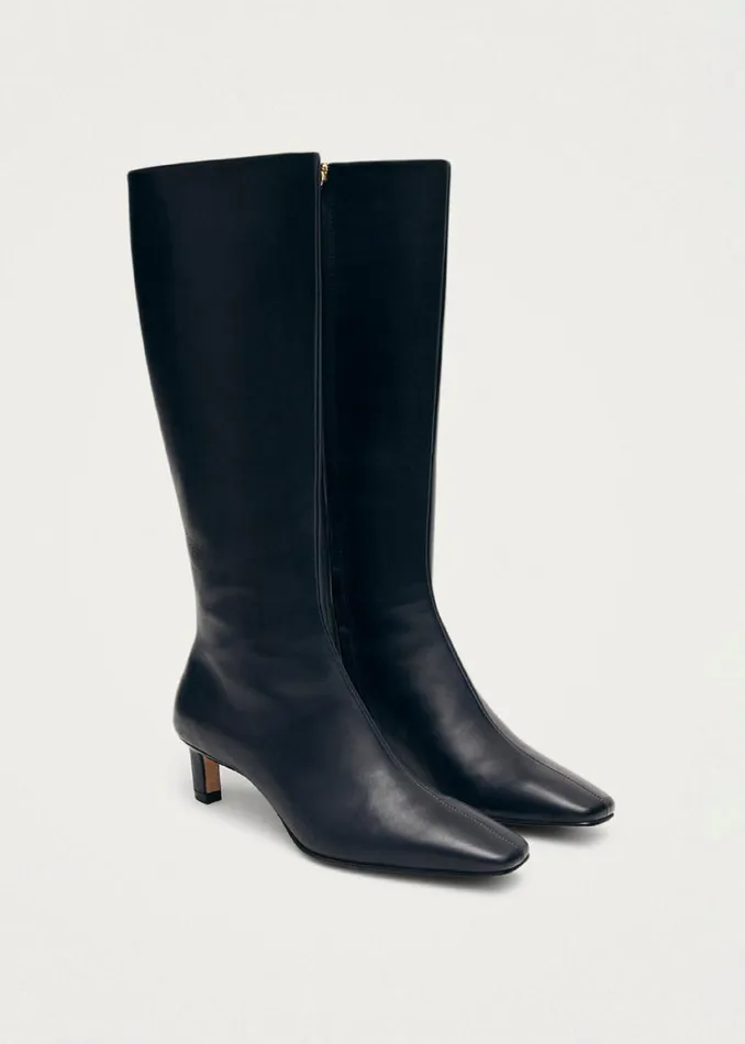 Boots Women ALOHAS Rory Black Leather Boots