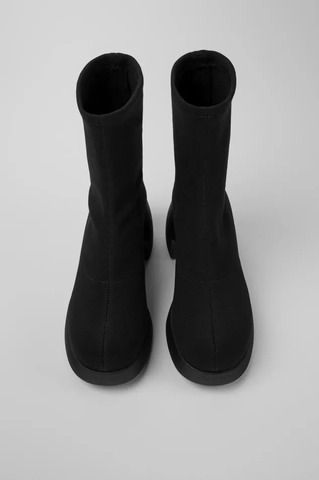 Boots Women Camper Thelma TENCEL Black Textile Boots Boots Women Camper Thelma TENCEL Black Textile Boots