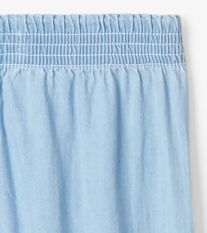 Bottoms Baby and Toddler Hatley Baby and Toddler Girls Denim Baggy Pants