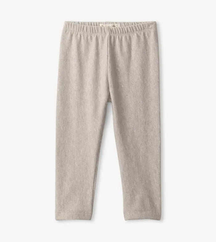 Bottoms Baby and Toddler Hatley Baby and Toddler Girls Grey Cozy Leggings