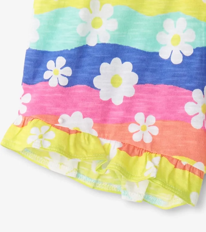 Bottoms Baby and Toddler Hatley Baby and Toddler Girls Groovy Flowers Ruffle Shorts