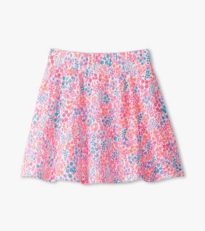 Bottoms Girls Hatley Girls Ditsy Floral Floaty Skort