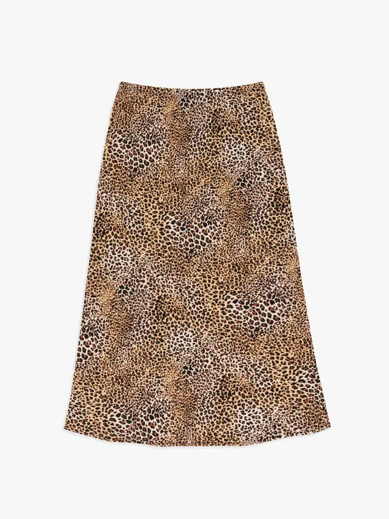 Bottoms Lisa Says Gah Women Sandy Midi Skirt Leopard