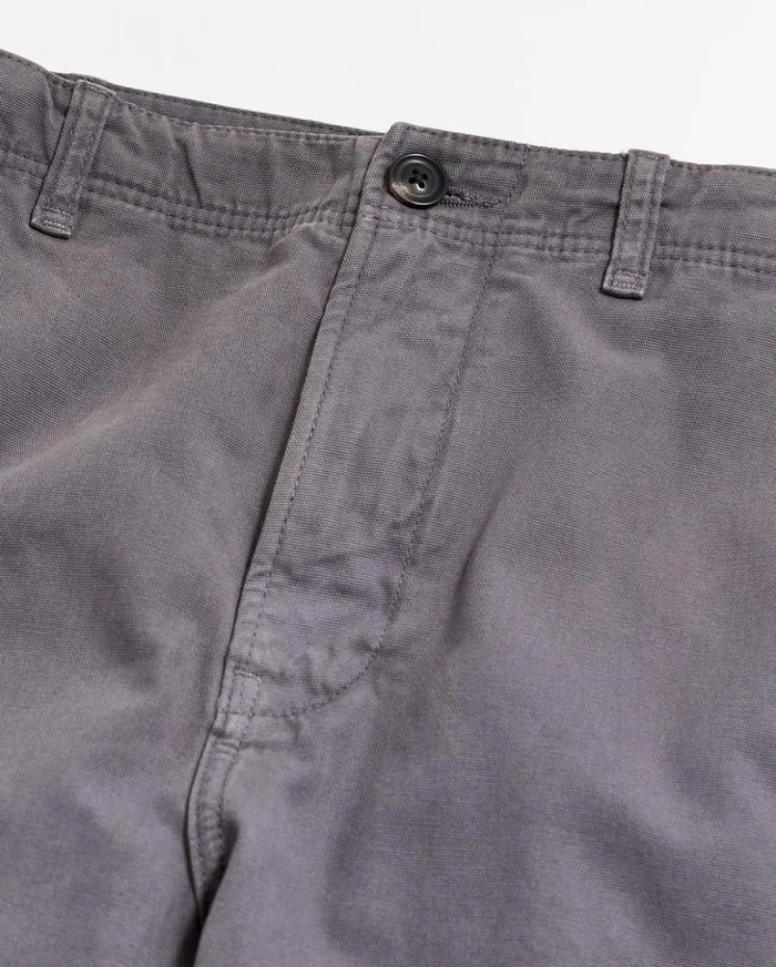 Bottoms Men Billy Reid Canvas Chino Pant Asphalt