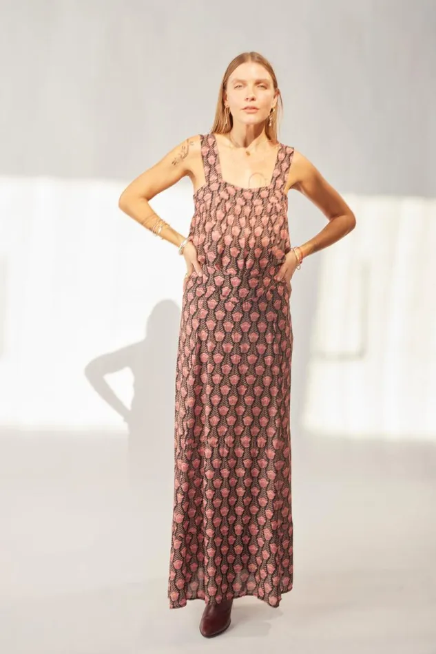 Bottoms Shop Natalie Martin MADISON SKIRT Tulip Print Kamari Black