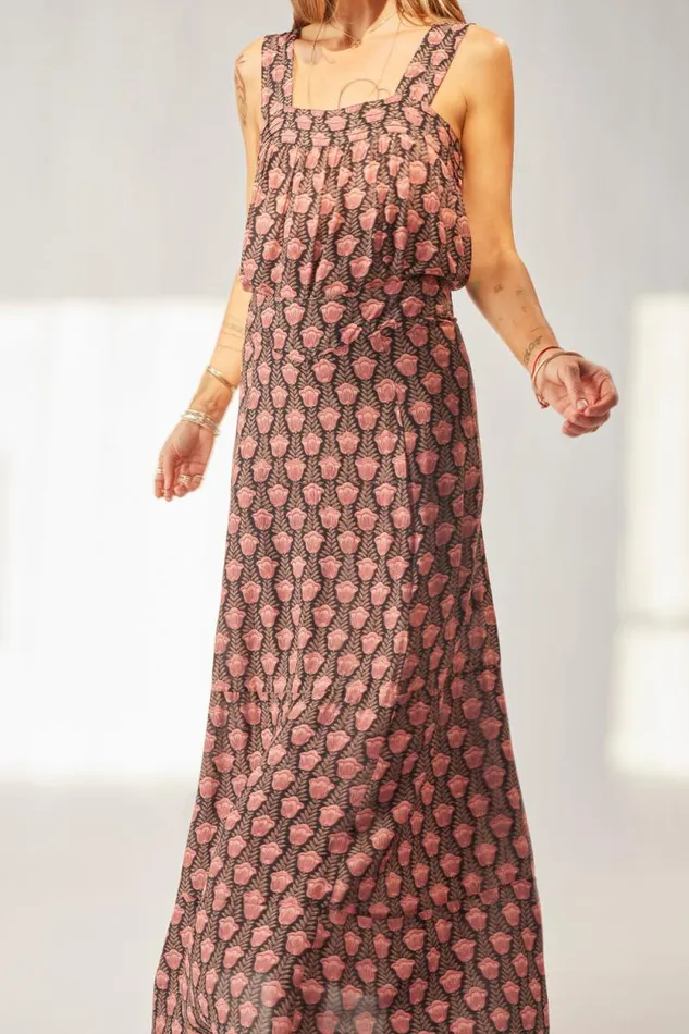 Bottoms Shop Natalie Martin MADISON SKIRT Tulip Print Kamari Black