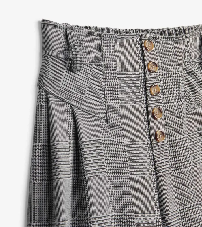 Bottoms Women Hatley Charlie Wide Leg Pants 8211 Houndstooth
