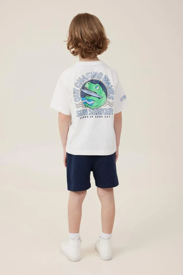 Boys 214 Shorts Cotton On Henry Slouch Short Navy Core